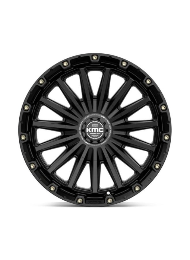 كي ام سي كم 102 17×9 6×135/6×139.7 ET-12 CB106.2 أسود لامع - Image 1